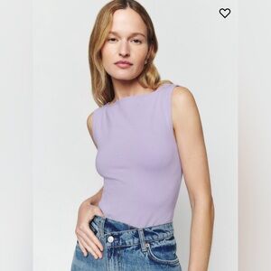REFORMATION DUSK KNIT TOP SIZE SMALL COLOR AURA